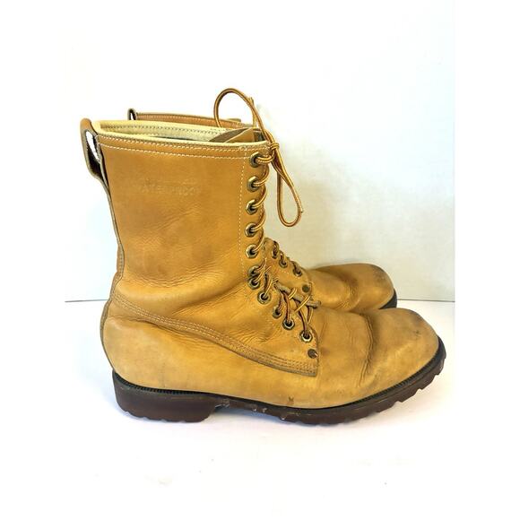 Vintage Weinbrenner Wood N' Stream Insulated Boots Men’s 10W Brown Leather - Picture 1 of 8